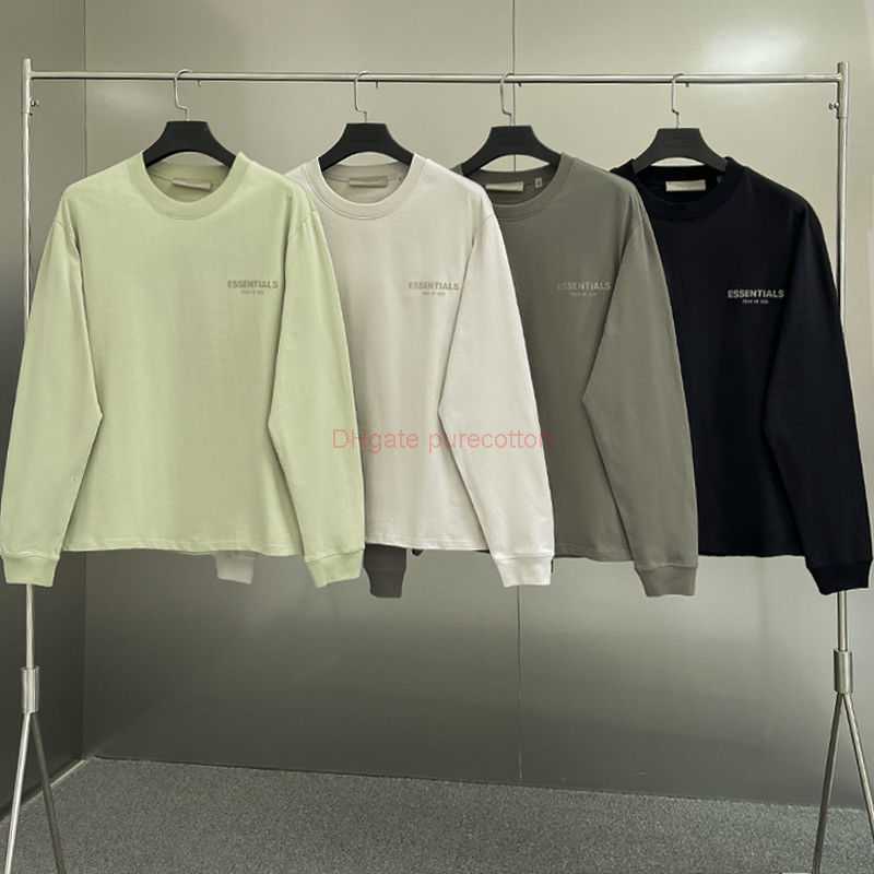 Designer Fashion Clothing ESS Tees Tshirts Fears Of God FOG Double Thread Essen Flower Long Sleeve Tshirt for Men Women Couples High Street Loose Fit Luxury Casual Str, Black
Designer Fashion Clothing ESS Tees Tshirts Fears Of God FOG Double Thread Essen Flower Long Sleeve Tshirt for Men Women Couples High Street Loose Fit Luxury Casual Str, Black