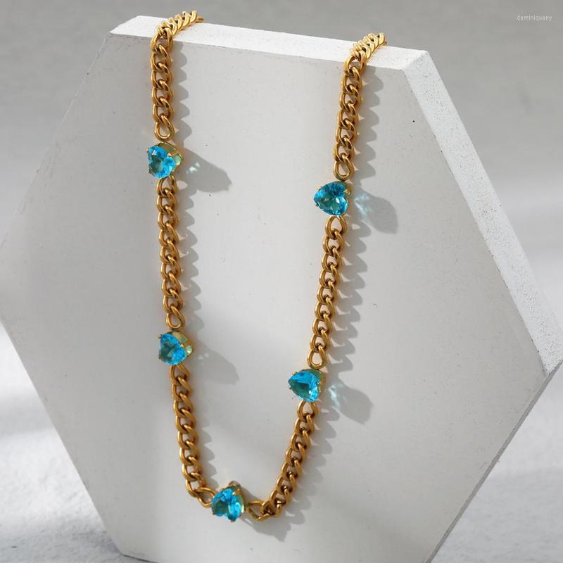 Pendant Necklaces Fashion Simple Cubic Zirconia Ladies Stainless Steel Chain Necklace 18K Real Gold Plated Waterproof And Fade Resistant
Pendant Necklaces Fashion Simple Cubic Zirconia Ladies Stainless Steel Chain Necklace 18K Real Gold Plated Waterproof And Fade Resistant