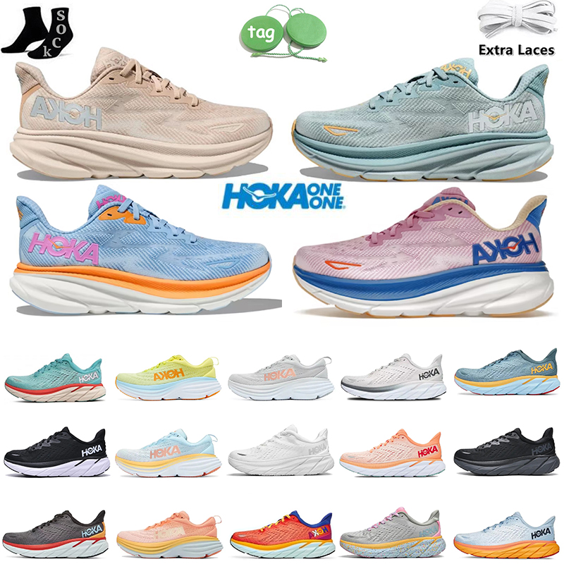 

2023 Hokas Shoes Outdoor Sports Clifton 9 8 Hoka Bondi 8 Fashion Womens Mens Summer Soog Carbon x 2 on Cloud Floral Free People Runnners Sneakers Designers Trainers, B9 bondi 8 tripe white 36-45