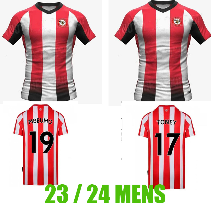 23 24 Brentfords FC Soccer Jerseys 2023 2024 home away Adult TONEY MBEUMO HENRY Second football shirts Men Kids Kit 
23 24 Brentfords FC Soccer Jerseys 2023 2024 home away Adult TONEY MBEUMO HENRY Second football shirts Men Kids Kit