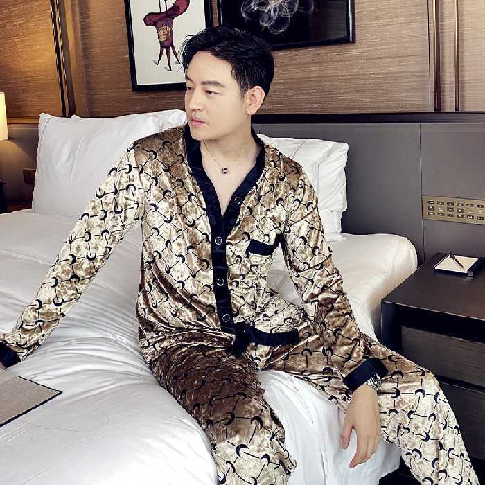 5g4v 232a Men's Sleepwear Couple Velvet Pajamas Women Men Autumn Winter Sleepwear Long Sleeve Casual Nightwear Pyjamas Suit Home Clothes Sleep Set 230317, 49196-golden-women
5g4v 232a Men's Sleepwear Couple Velvet Pajamas Women Men Autumn Winter Sleepwear Long Sleeve Casual Nightwear Pyjamas Suit Home Clothes Sleep Set 230317, 49196-golden-women