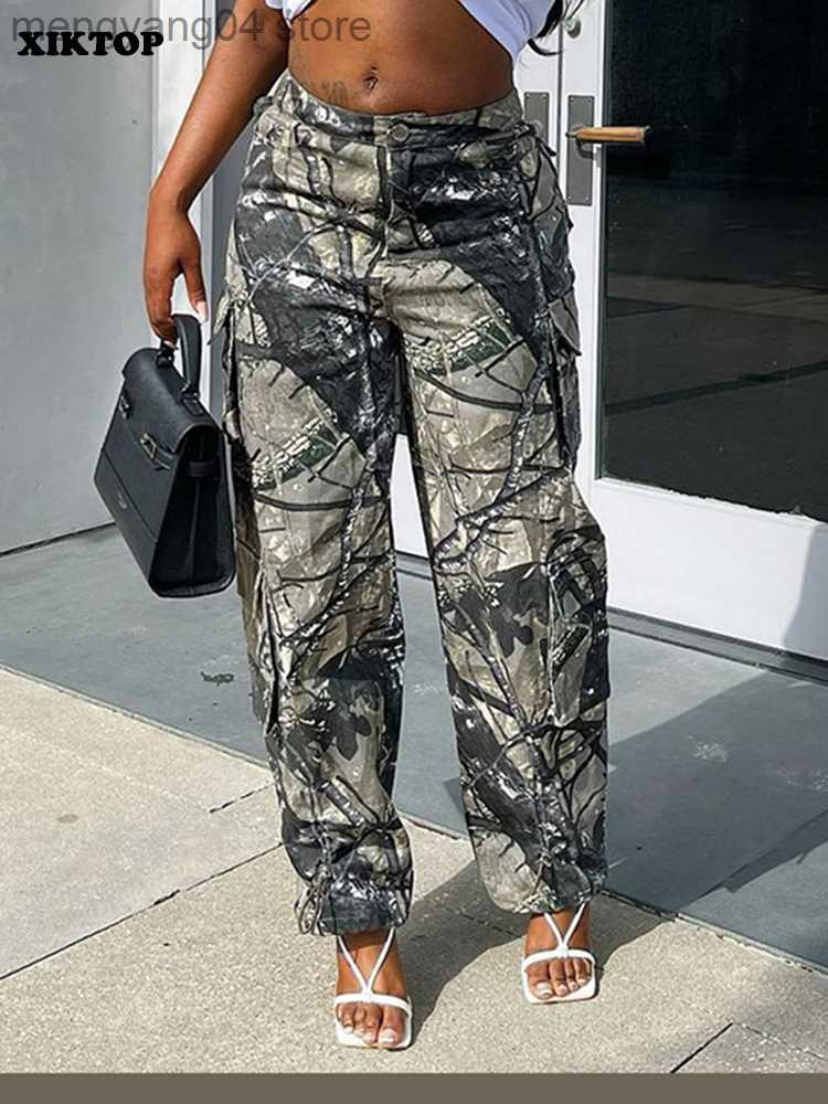 Women's Pants Capris XIKTOP Camouflage Cargo Pants Women Autumn 2022 Vintage Pockets Trousers Harajuku Y2k Pants Casual Hipster Streetwear Grunge T230531
Women's Pants Capris XIKTOP Camouflage Cargo Pants Women Autumn 2022 Vintage Pockets Trousers Harajuku Y2k Pants Casual Hipster Streetwear Grunge T230531