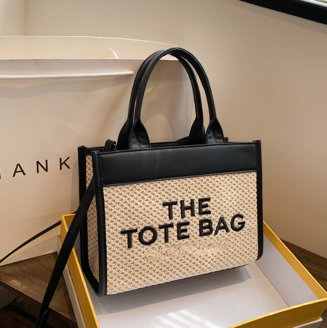 Top Tote Bag New Straw Universal Handbag Shoulder Messenger Bags Large Capacity Shopping Bags, 27*20*10cm
Top Tote Bag New Straw Universal Handbag Shoulder Messenger Bags Large Capacity Shopping Bags, 27*20*10cm