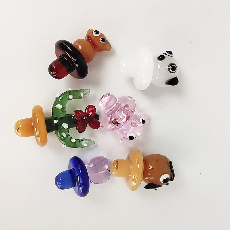 DPGCC046 Smoking Accessories Dia.25mm Colored Glass Carb Cap