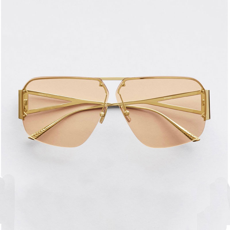 Women designer sunglasses Electroplated Metal Frame BV1065 sacoche trapstar mens sunglasses Classic style original
