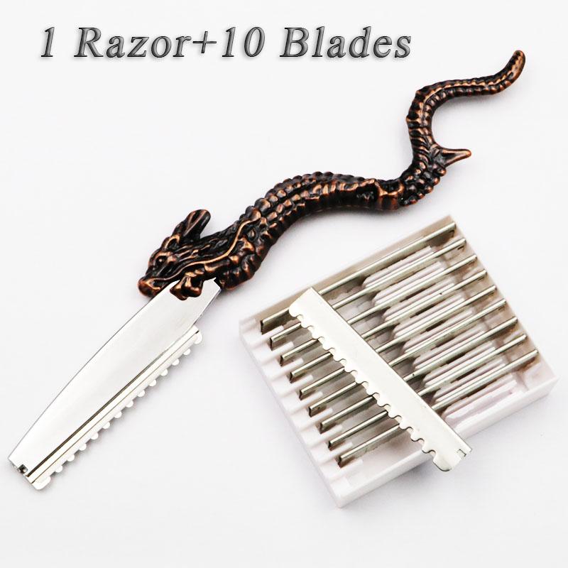Shavers Hot Japan Stainless Steel Professional Sharp Barber Razor Blade Hair Razors Cut Hair Cutting Thinning Knife Salon Tools Dragon
Shavers Hot Japan Stainless Steel Professional Sharp Barber Razor Blade Hair Razors Cut Hair Cutting Thinning Knife Salon Tools Dragon