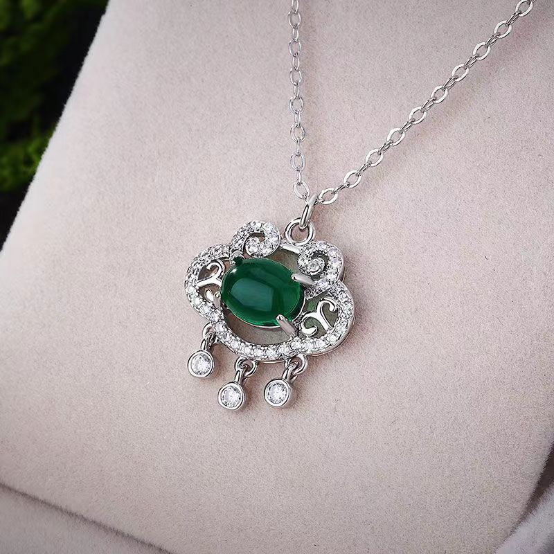 Inns Xiangyun Ruyi Safe Clavicle Necklace for Female Senior niche Pure Silver Long Life Clavicle Necklace for Girlfriend
Inns Xiangyun Ruyi Safe Clavicle Necklace for Female Senior niche Pure Silver Long Life Clavicle Necklace for Girlfriend