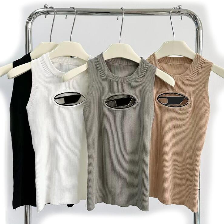 Summer designer womens camisole high-end hollowed out D letter design pure cotton knitted t shirt luxury sexy classic styles, 01
Summer designer womens camisole high-end hollowed out D letter design pure cotton knitted t shirt luxury sexy classic styles, 01