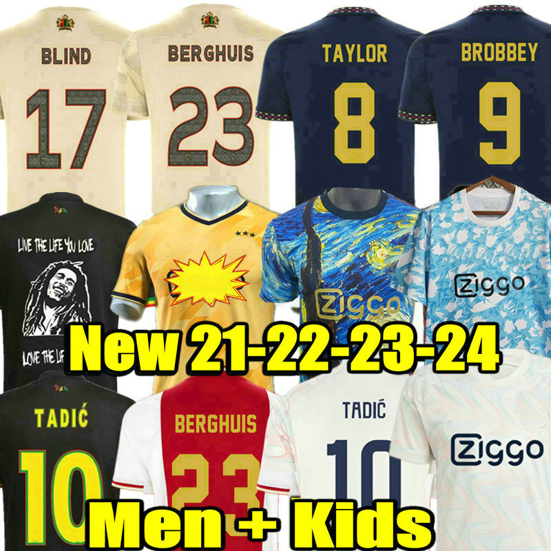 TADIC 21 22 23 24 Soccer Jerseys FANS Player BASSEY BERGHUIS Third black Kit KLAASSEN BERGWIJN MARLEY 2023 2024 Retro football shirts men kids uniforms CRUYFF, 22 23 home aldult
TADIC 21 22 23 24 Soccer Jerseys FANS Player BASSEY BERGHUIS Third black Kit KLAASSEN BERGWIJN MARLEY 2023 2024 Retro football shirts men kids uniforms CRUYFF, 22 23 home aldult
