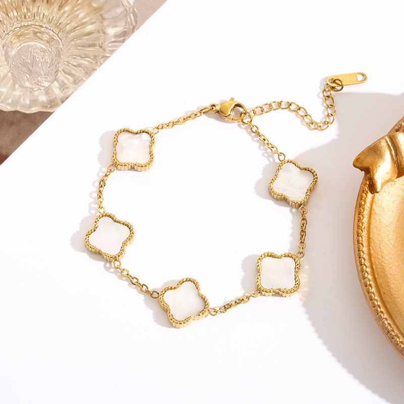 Hot Brand Designer Bracelet Clover Bracelet High-quality Classic 4/Four Leaf Clover Charm Bracelets Bangle Chain 18K Gold Agate Shell Women&Girls Bracelets Gifts
Hot Brand Designer Bracelet Clover Bracelet High-quality Classic 4/Four Leaf Clover Charm Bracelets Bangle Chain 18K Gold Agate Shell Women&Girls Bracelets Gifts