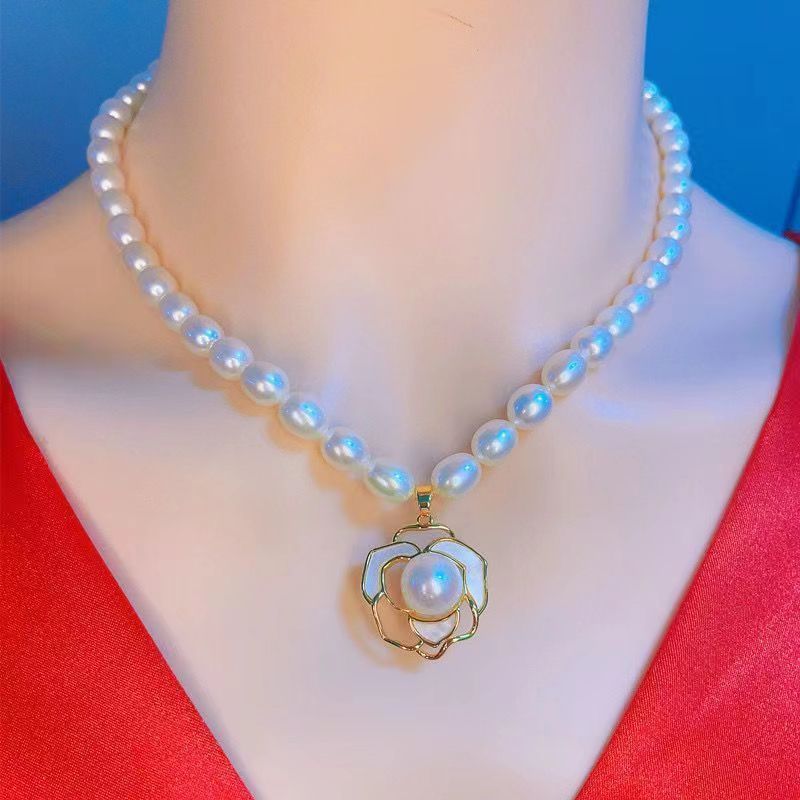 Pure Natural Freshwater Pearl Necklace, Female Buckle, Jewelry, High grade Authentic Gift for Mother
Pure Natural Freshwater Pearl Necklace, Female Buckle, Jewelry, High grade Authentic Gift for Mother