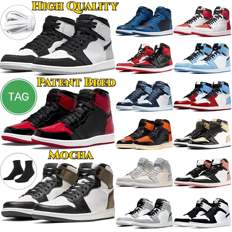 1 1s mens Basketball Shoes Sneakers Grey Fog Yellow Toe Rebellionaire Bred Patent Dark Marina Blue Bubble Gum Shadow men women trainers Sports Sneaker with box, 22
1 1s mens Basketball Shoes Sneakers Grey Fog Yellow Toe Rebellionaire Bred Patent Dark Marina Blue Bubble Gum Shadow men women trainers Sports Sneaker with box, 22