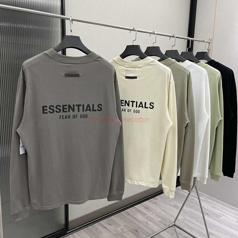 Designer Fashion Clothing ESS Tees Tshirts 23 New Fears Of GodBack Silicone Letter Double Thread Essen Round Neck Long Sleeve Tshirt Fashion FOG Men Luxury Casual Str, White
Designer Fashion Clothing ESS Tees Tshirts 23 New Fears Of GodBack Silicone Letter Double Thread Essen Round Neck Long Sleeve Tshirt Fashion FOG Men Luxury Casual Str, White