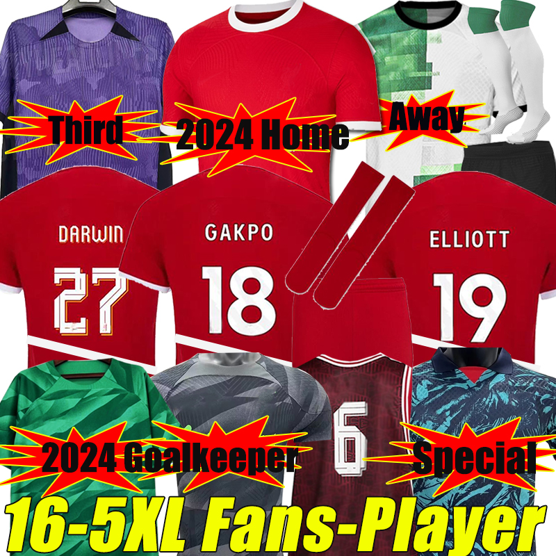 4XL 5XL 2024 GAKPO#18 Goalkeeper Soccer Jerseys Mohamed DARWIN 27 fans player version Diogo Luis DIaz Fabio Alexander Arnold 3rd Men Kids Kits sock set football shirt, 23-24 home
4XL 5XL 2024 GAKPO#18 Goalkeeper Soccer Jerseys Mohamed DARWIN 27 fans player version Diogo Luis DIaz Fabio Alexander Arnold 3rd Men Kids Kits sock set football shirt, 23-24 home