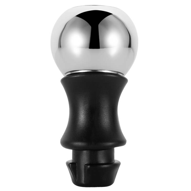 Stainless Steel Gear Shift Knob Chrome Head Lever Adapter 5-Speed Manual Transmission VTS Sports HandballFit for Peugeot 106 206 207 306 307 407 408 5