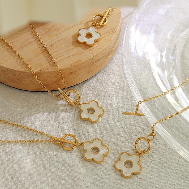 Pendant Necklaces 2023 White Seashell Flower Necklace For Women Sexy Clavicle Chain Stainless Steel Korean Fashion Jewelry
Pendant Necklaces 2023 White Seashell Flower Necklace For Women Sexy Clavicle Chain Stainless Steel Korean Fashion Jewelry