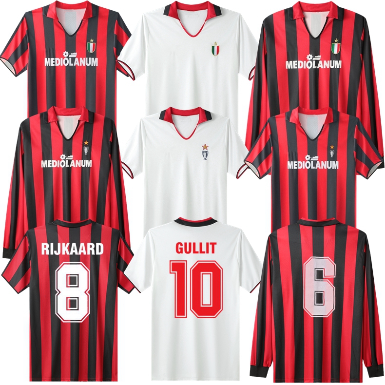 1988 1989 1990 Gullit Rijkaard retro soccer jerseys van Basten Rijkaard 88 89 Baresi Milan Maldini home away ac vintage classic football shirts, 88 89 cl final jersey
1988 1989 1990 Gullit Rijkaard retro soccer jerseys van Basten Rijkaard 88 89 Baresi Milan Maldini home away ac vintage classic football shirts, 88 89 cl final jersey