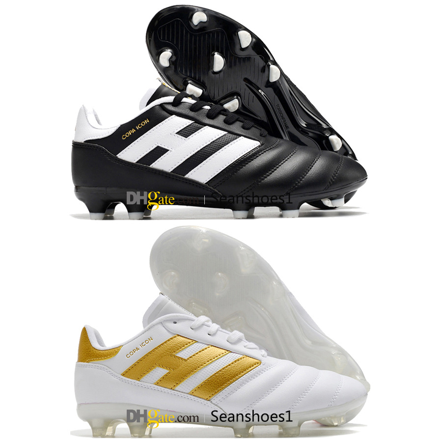 Gift Bag Mens Quality Soccer Boots Copa Mundial.1 Icon FG Training Football Shoes Firm Ground Soft Leather Comfortable Classic Retro Soccer Cleats Size US 6.5-11