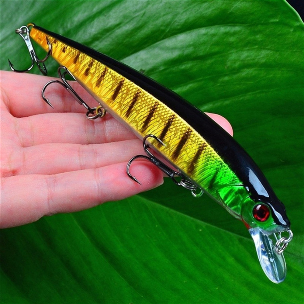 Baits Lures 1Pcs Lifelike Wobbler Fishing Lure 3D Eyes 14cm185g Minnow Artificial Hard Bait Tackle Floating with 6# Hooks 230530