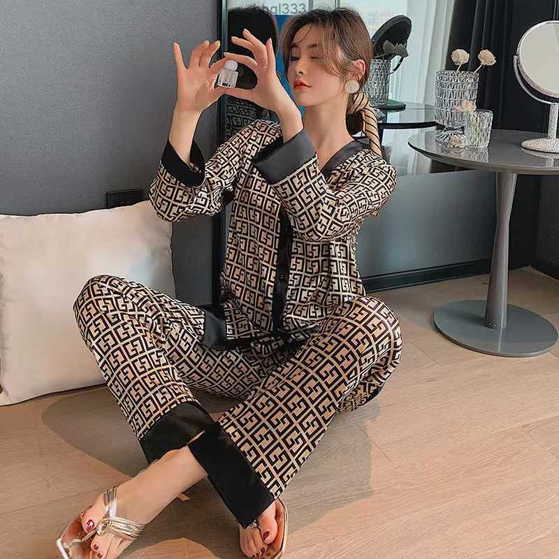 Mji2 B938 Women's Two Piece Pants Women's Pajamas Sets Woman Pajama Party Summer v Neck Design Suit Long Sleeve Trousers Set Home Clothes Sexy Satin Silk Pijamas, 10
Mji2 B938 Women's Two Piece Pants Women's Pajamas Sets Woman Pajama Party Summer v Neck Design Suit Long Sleeve Trousers Set Home Clothes Sexy Satin Silk Pijamas, 10