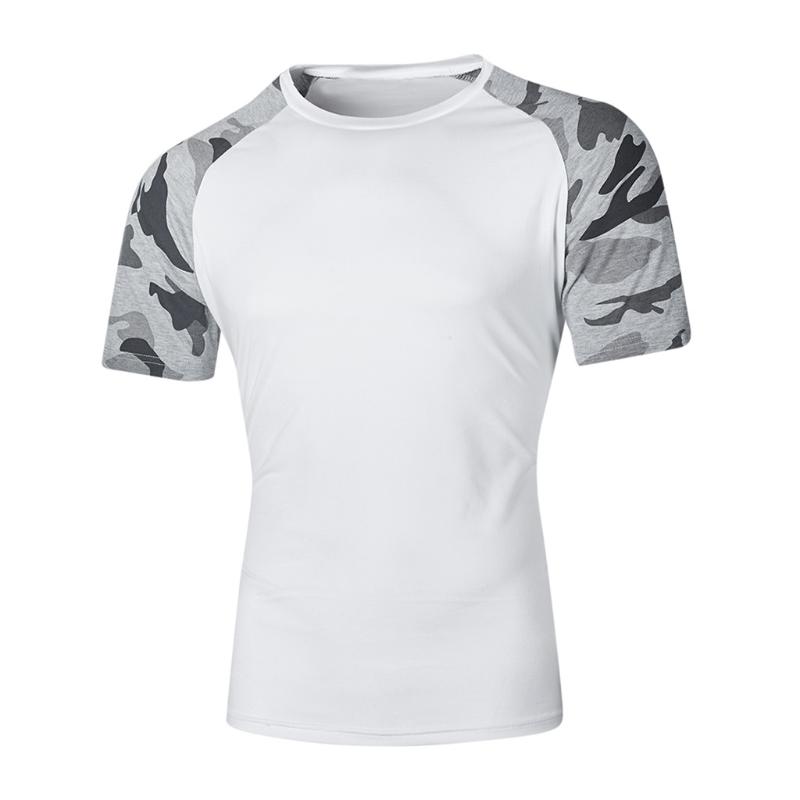 Men's T-shirt Summer Short-sleeve Camouflage Print Stitching Tops Casual Short SleeveL2CK, Gray
Men's T-shirt Summer Short-sleeve Camouflage Print Stitching Tops Casual Short SleeveL2CK, Gray