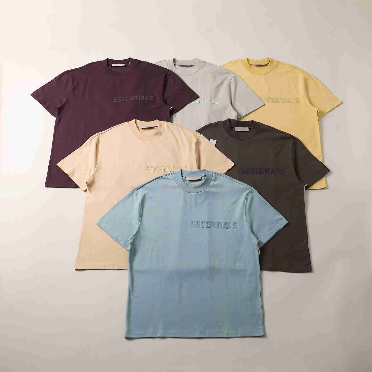 Designer Fashion Clothing ESS Tees Tshirts Fears Of God 23ss Summer New FOG Double Thread Essen Short Sleeve Mens High Street American Street Loose Couple Tshirt Tren, Gray
Designer Fashion Clothing ESS Tees Tshirts Fears Of God 23ss Summer New FOG Double Thread Essen Short Sleeve Mens High Street American Street Loose Couple Tshirt Tren, Gray