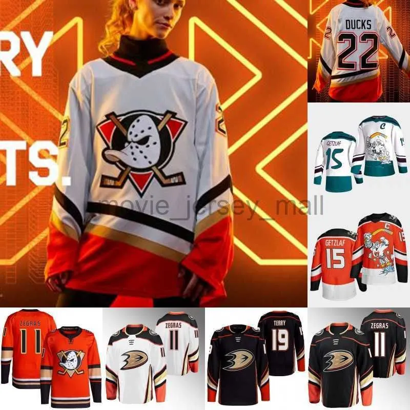 custom Men women youth Getzlaf Reverse Retro Jersey Anaheim''Ducks''11 Trevor Zegras Troy Terry Adam Henrique John Klingberg Cam Fowler John Gibson J