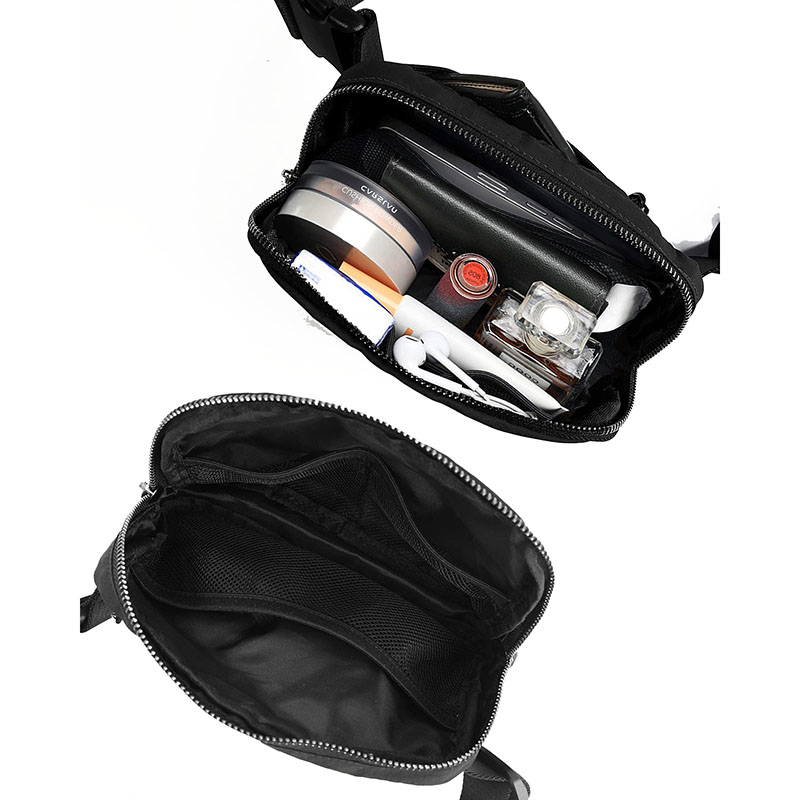 Outdoor Bags Women Men Waistpacks Gym Elastic Adjustable Strap Zipper Yoga Waterproof Diagonal Hanging Bag 0213