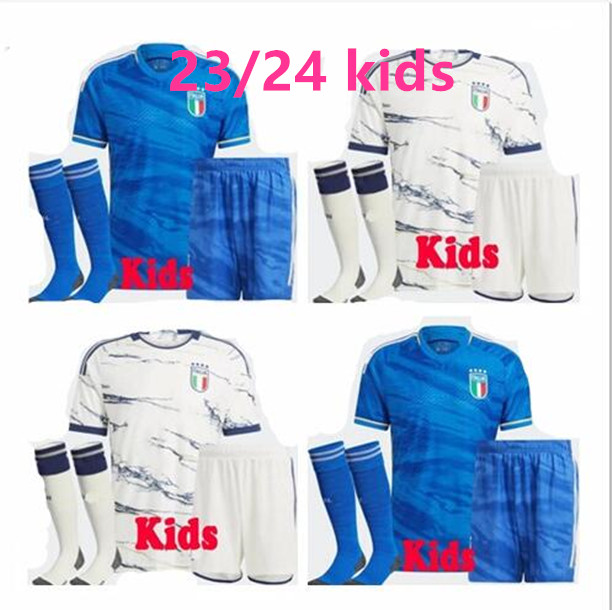 KIDS kit 2023 italy soccer jerseys Italia 23 24 ITALIA maglie da calcio VERRATTI CHIESA GNONTO BOYS football Shirt LORENZO PINAMONTI POLITANO GRIFO uniform, White
KIDS kit 2023 italy soccer jerseys Italia 23 24 ITALIA maglie da calcio VERRATTI CHIESA GNONTO BOYS football Shirt LORENZO PINAMONTI POLITANO GRIFO uniform, White
