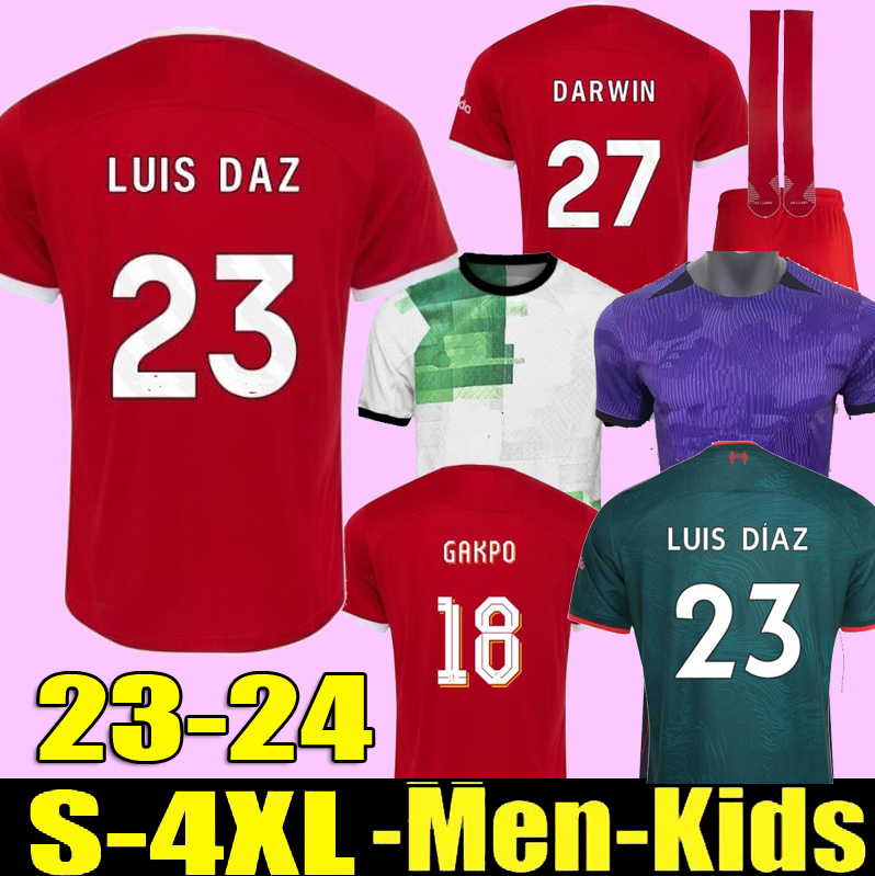 XXXL 4XL 23 24 LiverP00L soccer jerseys home away 3rd DARWIN 2023 Luis DIaz Alexander Arnold football kit tops shirts men kids uniform CARVALHO GAKPO, 3rd +patch
XXXL 4XL 23 24 LiverP00L soccer jerseys home away 3rd DARWIN 2023 Luis DIaz Alexander Arnold football kit tops shirts men kids uniform CARVALHO GAKPO, 3rd +patch