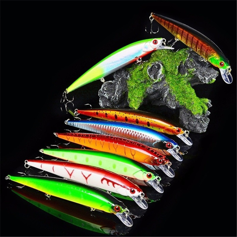 Baits Lures 1Pcs Lifelike Wobbler Fishing Lure 3D Eyes 14cm185g Minnow Artificial Hard Bait Tackle Floating with 6# Hooks 230530