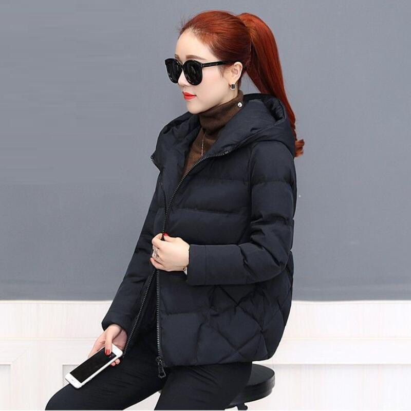 Leather Winter Jacket Parka Women Warm Coat Hooded Overcoat Cottonpadded Jacket Female Casual Outerwear Women's Clothing, Black
Leather Winter Jacket Parka Women Warm Coat Hooded Overcoat Cottonpadded Jacket Female Casual Outerwear Women's Clothing, Black