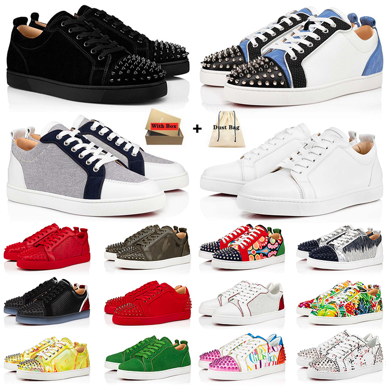 With Box Mens Womens Fashion Sneakers Louboutins Shoes Low All Black White Cut Leather Splike Christians Designer Loafers Vintage Luxury Trainers, 1 (29)
With Box Mens Womens Fashion Sneakers Louboutins Shoes Low All Black White Cut Leather Splike Christians Designer Loafers Vintage Luxury Trainers, 1 (29)
