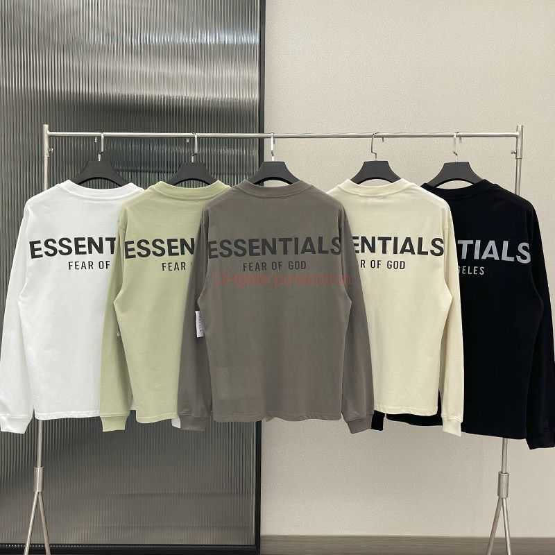 Designer Fashion Clothing ESS Tees Tshirts Essen Fears Of God FOG High Quality New Product Spring Autumn Pure Cotton Reflective Long Sleeved Tshirt Bottom Shirt Loos, Black
Designer Fashion Clothing ESS Tees Tshirts Essen Fears Of God FOG High Quality New Product Spring Autumn Pure Cotton Reflective Long Sleeved Tshirt Bottom Shirt Loos, Black