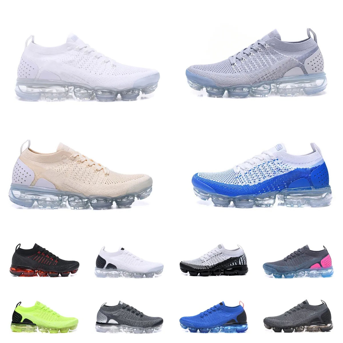 Classic Vapores Air Fly Knit 2.0 Running shoes Triple Black Designer Men Women Sneakers Fly White knit 2 cushion Trainers
Classic Vapores Air Fly Knit 2.0 Running shoes Triple Black Designer Men Women Sneakers Fly White knit 2 cushion Trainers