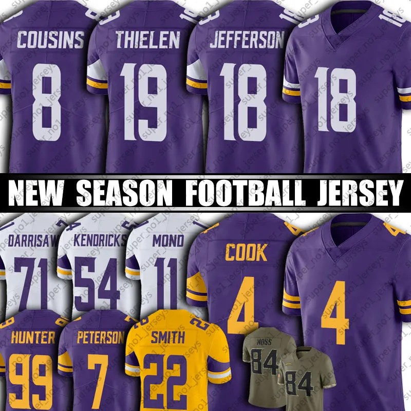 18 Justin Jefferson Jersey Football Minnesota''Vikings''Kirk Cousins Dalvin Cook Adam Thielen Jerseys T.J. Hockenson Eric Kendricks Patrick Randy Smith, Woman custom jersey (wjr)
18 Justin Jefferson Jersey Football Minnesota''Vikings''Kirk Cousins Dalvin Cook Adam Thielen Jerseys T.J. Hockenson Eric Kendricks Patrick Randy Smith, Woman custom jersey (wjr)