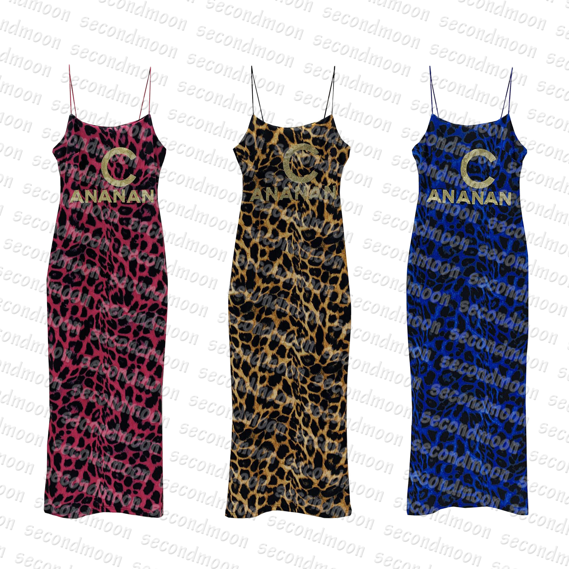 Leopard Print Dress Women Sexy Sling Dresses Party Fashion Long Dress Tight Fitting Bodycon Dress, Blue
Leopard Print Dress Women Sexy Sling Dresses Party Fashion Long Dress Tight Fitting Bodycon Dress, Blue