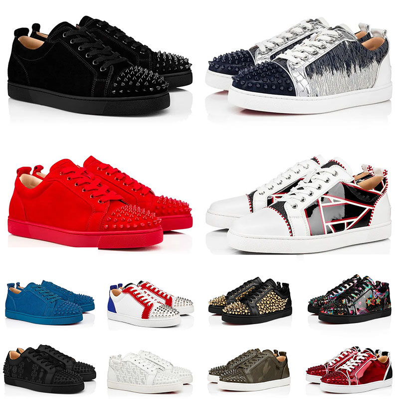 With Box Casual Shoe red bottom bottoms Designer Low Christians Shoes Sneakers for Mens Women Fashion Cut Leather Splike Loafers Vintage Luxury Trainers Eur 36-47
With Box Casual Shoe red bottom bottoms Designer Low Christians Shoes Sneakers for Mens Women Fashion Cut Leather Splike Loafers Vintage Luxury Trainers Eur 36-47