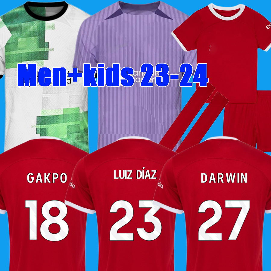 23 24 soccer jerseys G A K P O 2023 Mohamed Luis DIa z Alexander Arnold football kit tops shirts men kids uniform D A R W I N, 1993-1995 away
23 24 soccer jerseys G A K P O 2023 Mohamed Luis DIa z Alexander Arnold football kit tops shirts men kids uniform D A R W I N, 1993-1995 away