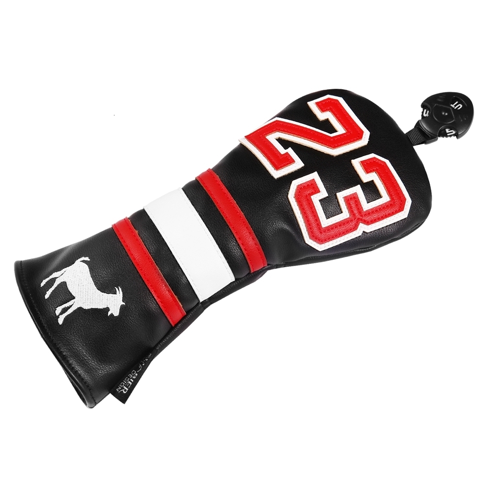 Other Golf Products PU Leather Number 23 Club Headcover Set 460CC Driver and FW Fariway Wood Hybird Cover 230530