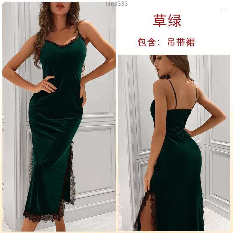 Xphs 3uaj Camisoles & Tanks Autumn/winter Sexy Deep v Pajamas Women' Long Halter Nightdress Velvet Lace Temptation Backless, Burgundy
Xphs 3uaj Camisoles & Tanks Autumn/winter Sexy Deep v Pajamas Women' Long Halter Nightdress Velvet Lace Temptation Backless, Burgundy
