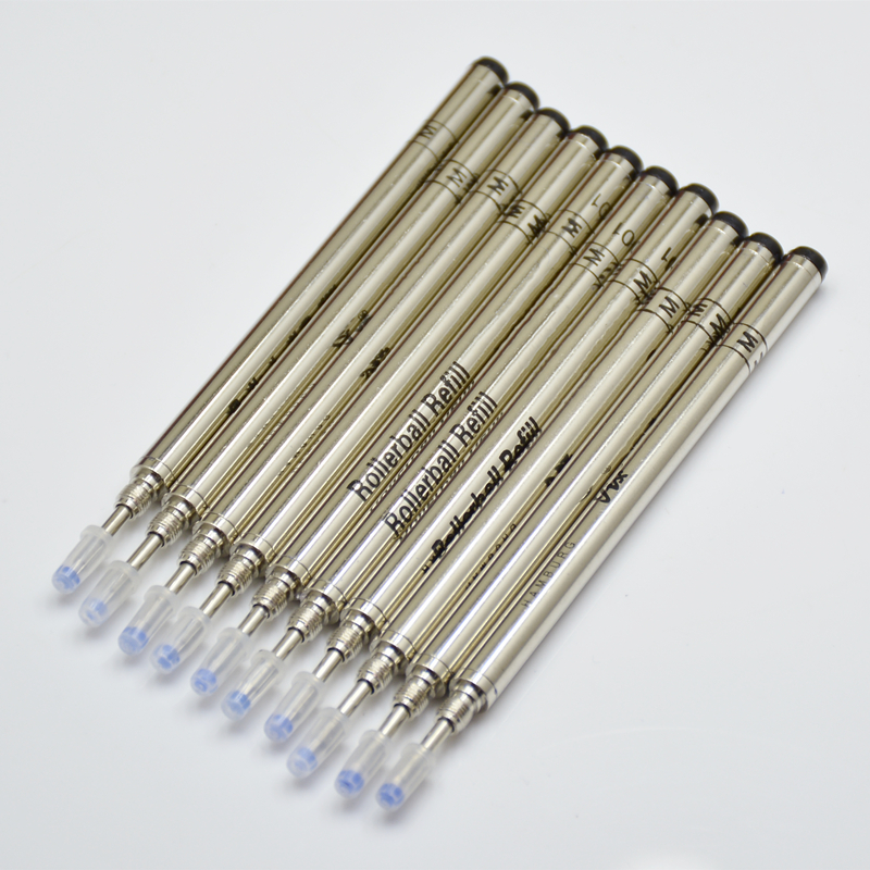 high quality (10 pieces/lot ) metal black / blue refill for Roller ball pen stationery writing smooth pen accessories
high quality (10 pieces/lot ) metal black / blue refill for Roller ball pen stationery writing smooth pen accessories