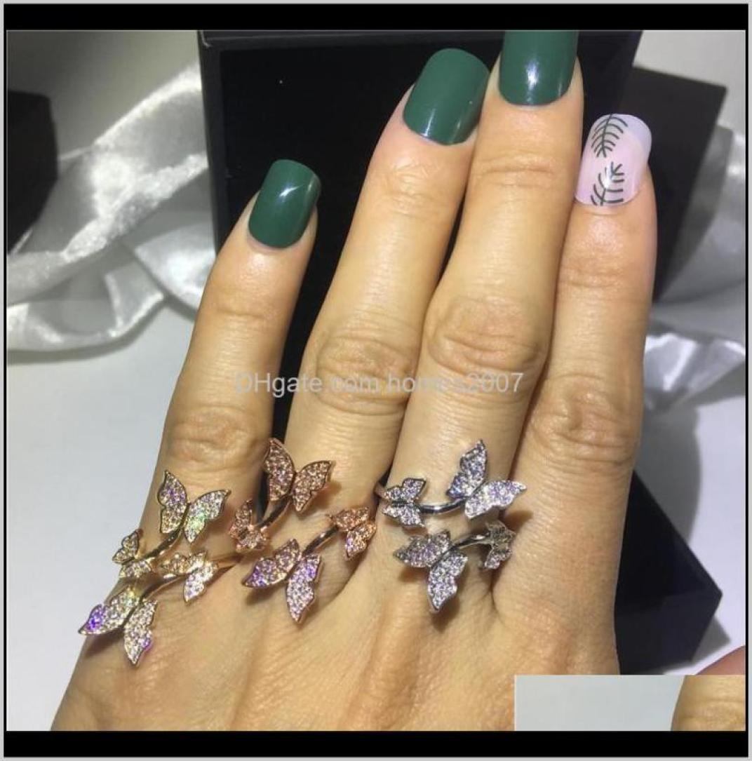 Jewelrycharming Butterfly Ring Sier Color Pave Cz Wedding Band Rings For Women Bridal Statement Party Jewelry Drop Delivery 2021 37064762
Jewelrycharming Butterfly Ring Sier Color Pave Cz Wedding Band Rings For Women Bridal Statement Party Jewelry Drop Delivery 2021 37064762