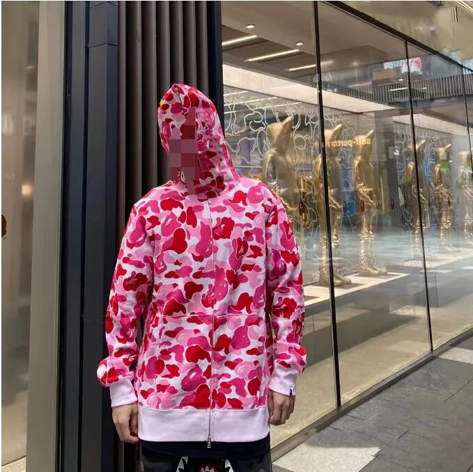 Top Craftsmanship Mens Hoodies designer Men Women shark full zip tie dye hoodie jacket color grid sta camo sweatshirt Fashion Multicolor camouflage cotton hoodys, Gray
Top Craftsmanship Mens Hoodies designer Men Women shark full zip tie dye hoodie jacket color grid sta camo sweatshirt Fashion Multicolor camouflage cotton hoodys, Gray