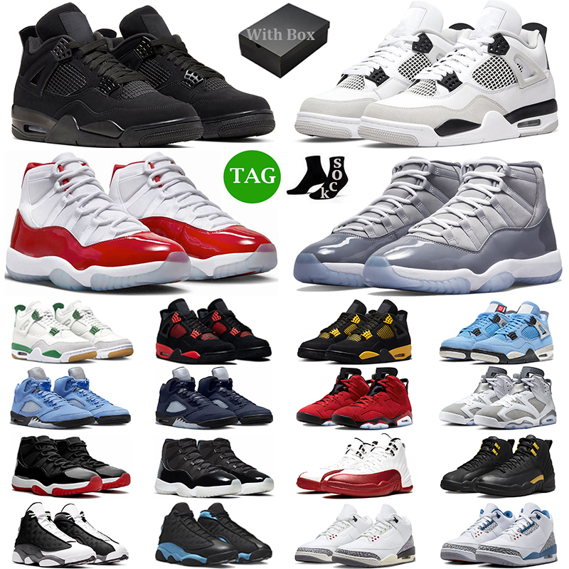 With Box 4s Basketball Shoes Men Women Jumpman Black Cat Pine Green 5s UNC 6s Toro Bravo 11s Cherry Cool Grey 12s Taxi 13s Playoffs Mens Trainers Sneakers, #24
With Box 4s Basketball Shoes Men Women Jumpman Black Cat Pine Green 5s UNC 6s Toro Bravo 11s Cherry Cool Grey 12s Taxi 13s Playoffs Mens Trainers Sneakers, #24