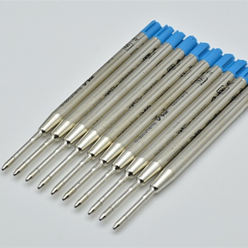 classic (12 pieces/lot ) 0.7 mm black / blue ink refill for ballpoint pen stationery write smooth pen accessories