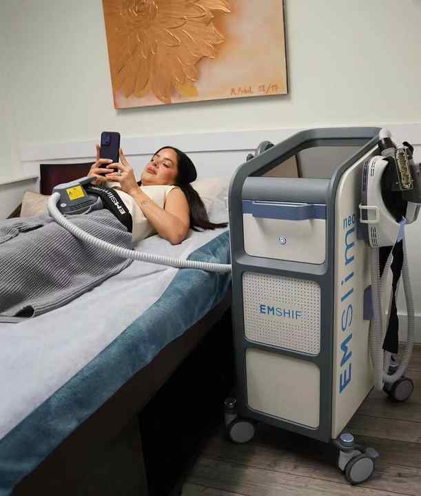 Factory Wholesale HI-EMT NEO Sculpt Slimming Equipment Shaping Fat Reduce Build Muscle Electromagnetic Stimulation Emslim Make Body Slim And Stronger 