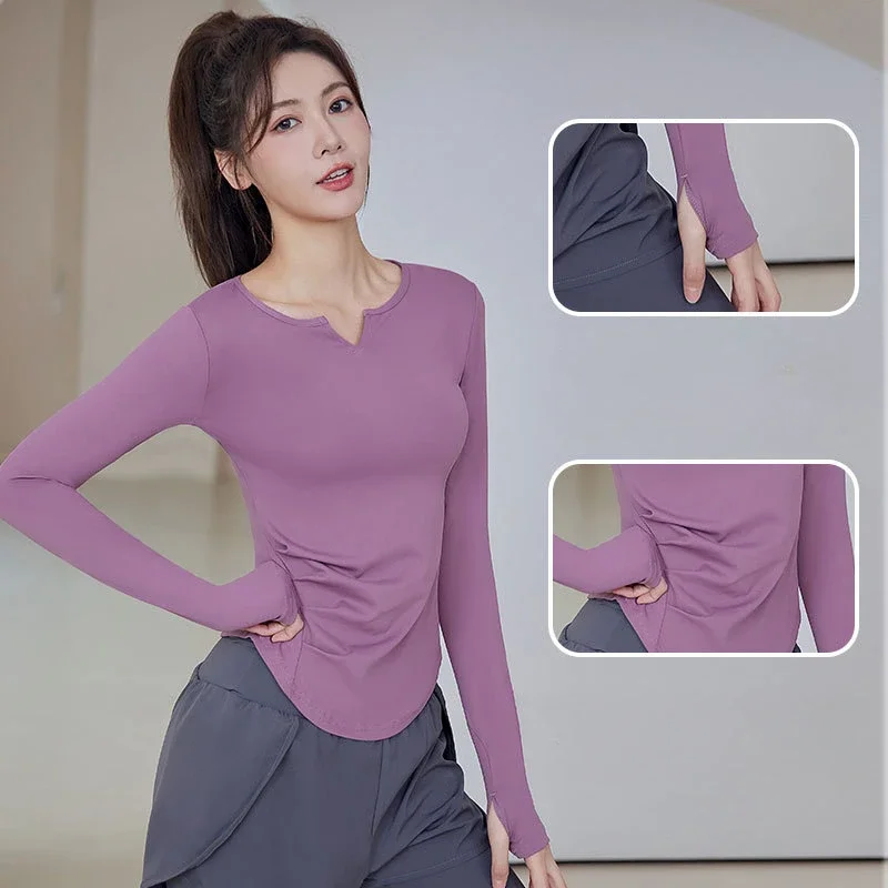 Sports Shirts Women Top Yoga Clothing Gym Sportswear Woman Sport Shirt Women Yoga Wear Ladies Women's Workout Blouses Clothes