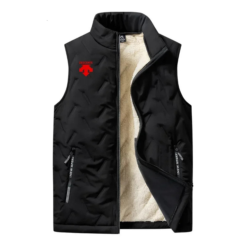 Men's Jackets daily sleeveless vest thick slimming jacket standing collar cold resistant large air cushion fashion casual f 231130