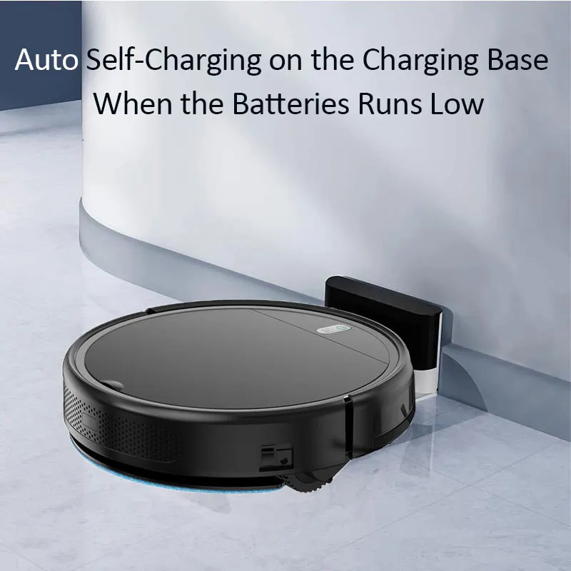 Robotic Vacuums 3600PA Robot Vacuum Cleaner Smart Automatic Charging Navigation Area On Map Intelligent Home Appliance Sweeping Sweeper 231130